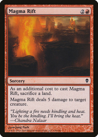 Magma Rift [Zendikar] | Arkham Games and Comics