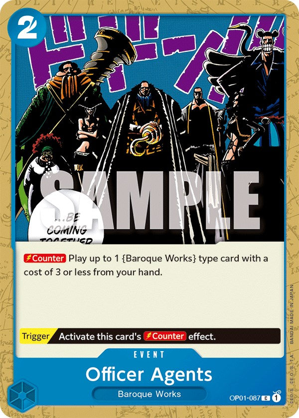 Officer Agents [Romance Dawn] | Arkham Games and Comics