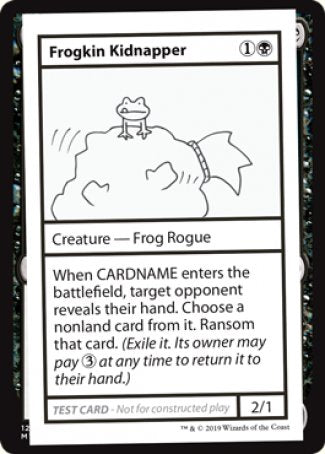 Frogkin Kidnapper (2021 Edition) [Mystery Booster Playtest Cards] | Arkham Games and Comics