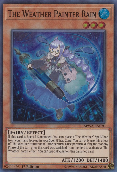 The Weather Painter Rain [SPWA-EN030] Super Rare | Arkham Games and Comics