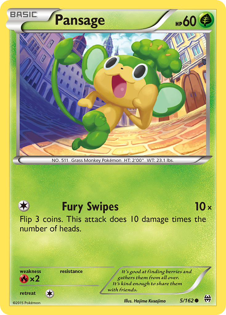 Pansage (5/162) [XY: BREAKthrough] | Arkham Games and Comics