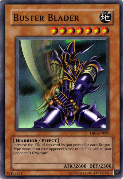 Buster Blader [DB1-EN095] Super Rare | Arkham Games and Comics