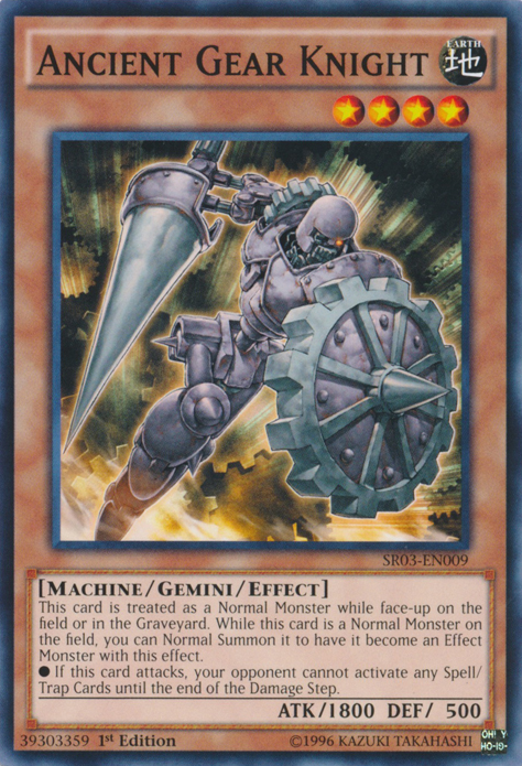 Ancient Gear Knight [SR03-EN009] Common | Arkham Games and Comics