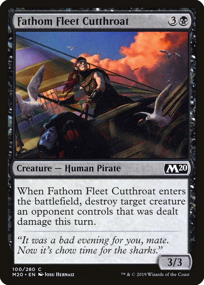 Fathom Fleet Cutthroat [Core Set 2020] | Arkham Games and Comics