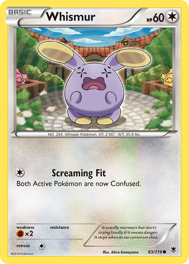 Whismur (83/119) [XY: Phantom Forces] | Arkham Games and Comics