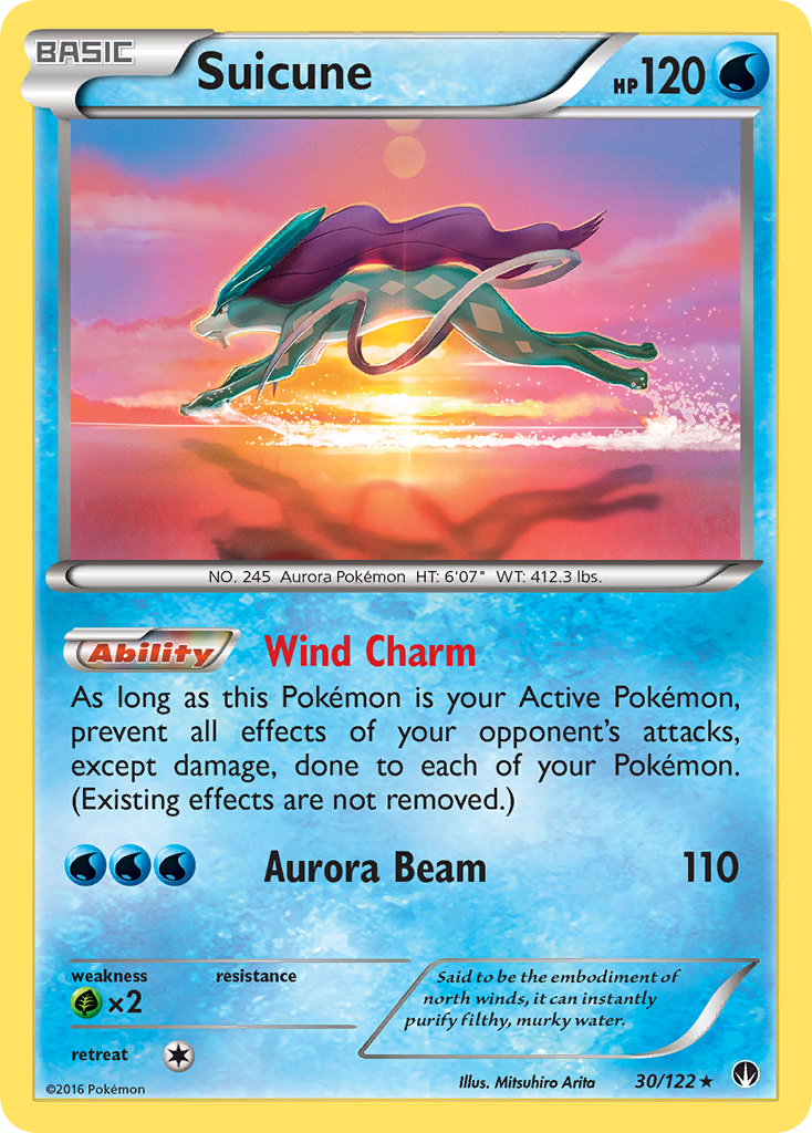 Suicune (30/122) [XY: BREAKpoint] | Arkham Games and Comics