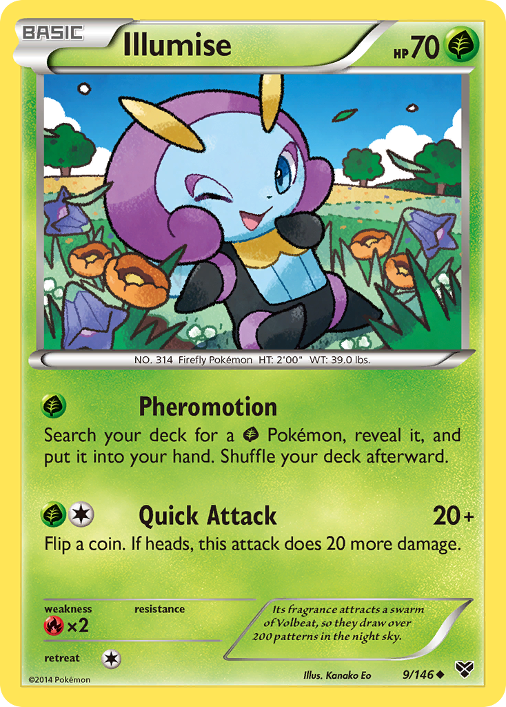 Illumise (9/146) [XY: Base Set] | Arkham Games and Comics