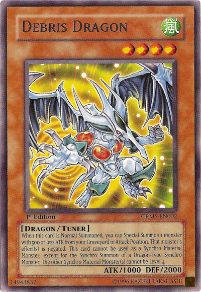 Debris Dragon [CRMS-EN002] Rare | Arkham Games and Comics