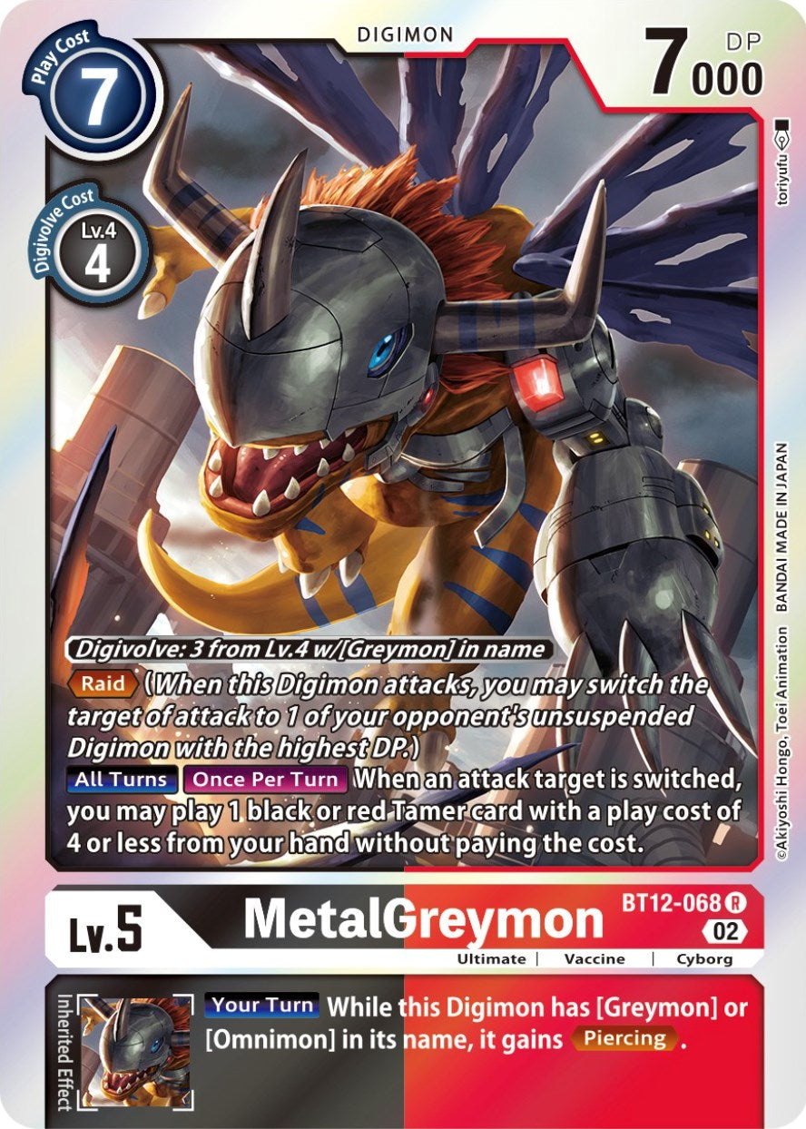 MetalGreymon [BT12-068] [Across Time] | Arkham Games and Comics