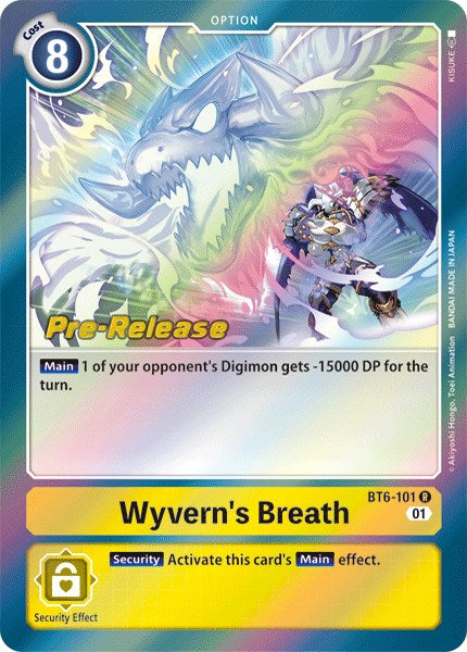 Wyvern's Breath [BT6-101] [Double Diamond Pre-Release Cards] | Arkham Games and Comics