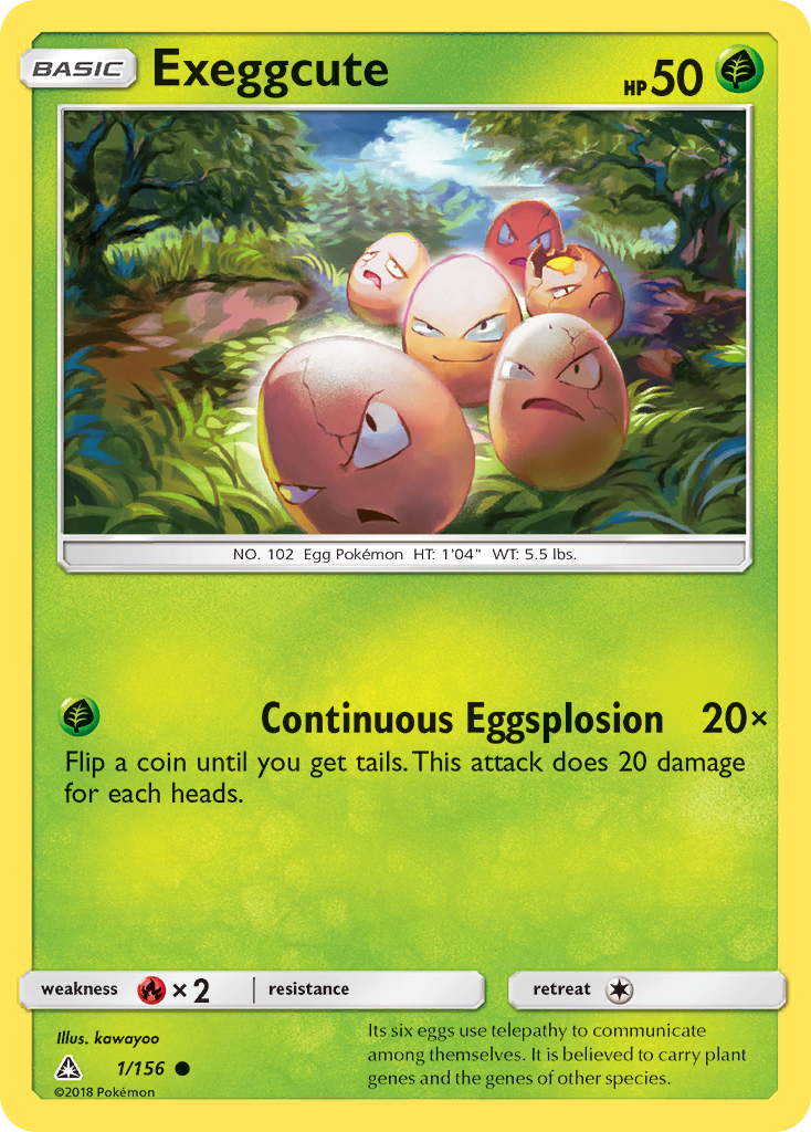 Exeggcute (1/156) [Sun & Moon: Ultra Prism] | Arkham Games and Comics