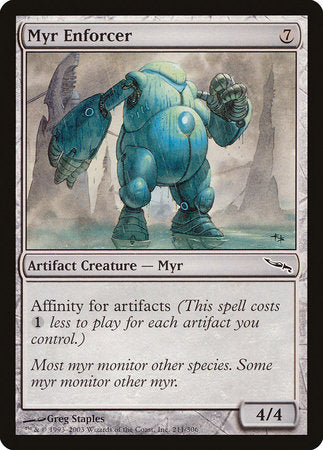 Myr Enforcer [Mirrodin] | Arkham Games and Comics