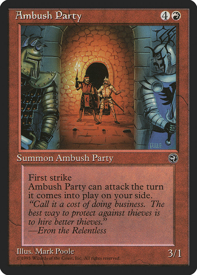 Ambush Party (Eron Flavor Text) [Homelands] | Arkham Games and Comics