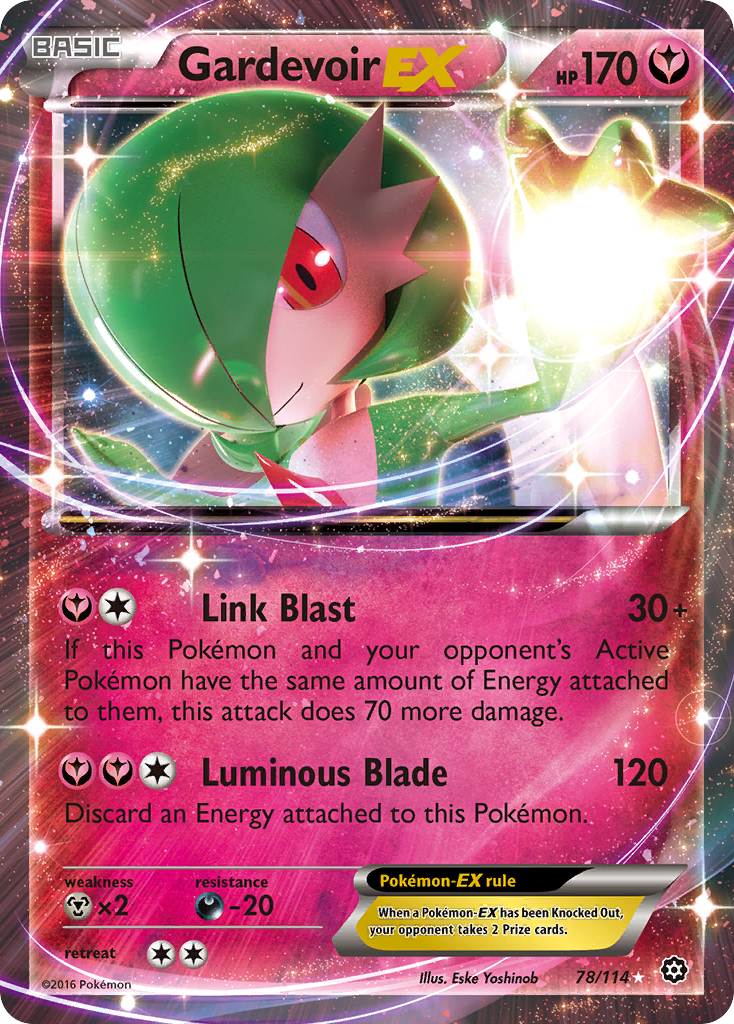 Gardevoir EX (78/114) [XY: Steam Siege] | Arkham Games and Comics