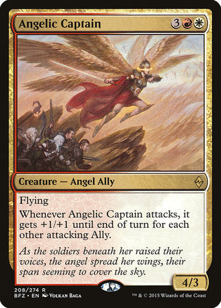 Angelic Captain [Battle for Zendikar] | Arkham Games and Comics