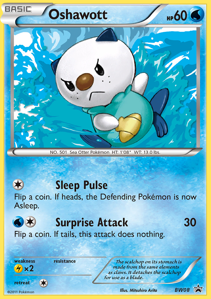 Oshawott (BW08) [Black & White: Black Star Promos] | Arkham Games and Comics