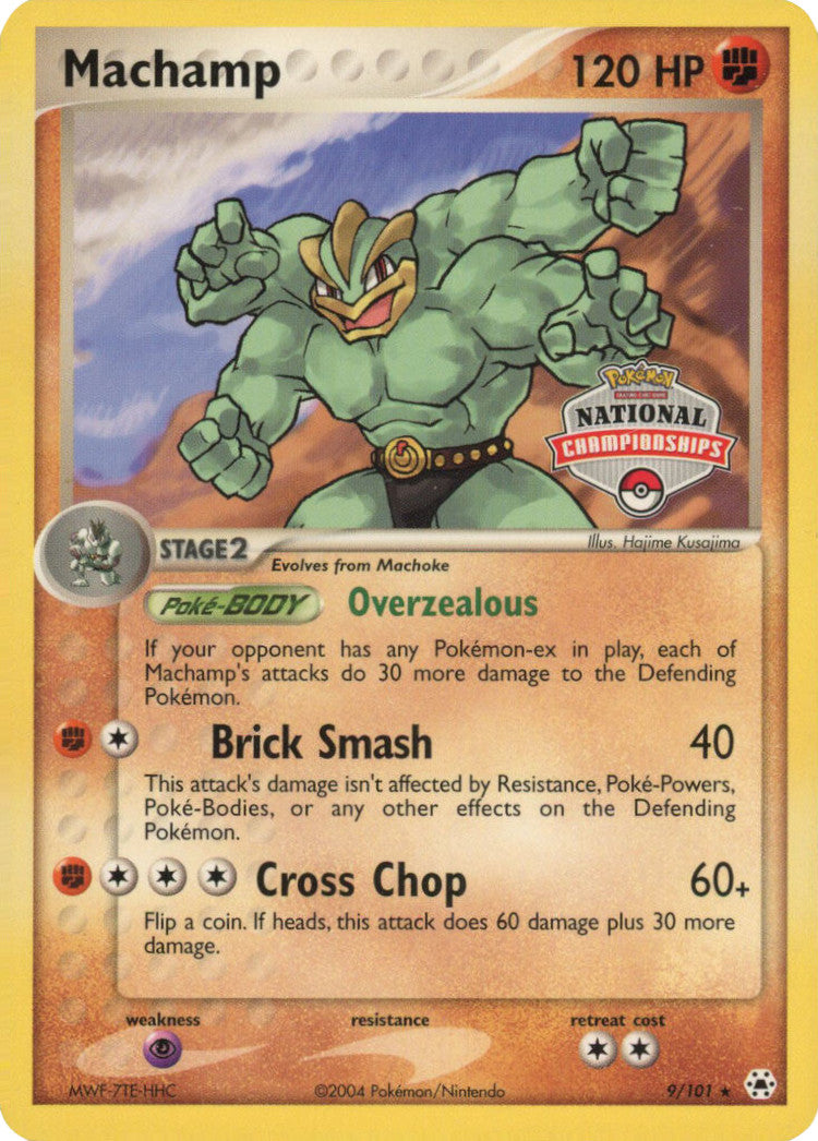 Machamp (9/101) (National Championships Promo) [EX: Hidden Legends] | Arkham Games and Comics