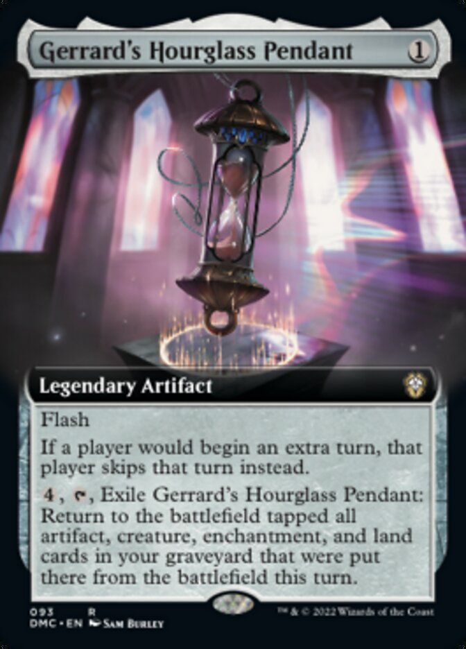 Gerrard's Hourglass Pendant (Extended Art) [Dominaria United Commander] | Arkham Games and Comics