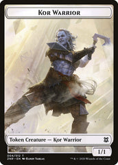 Kor Warrior Token [Zendikar Rising] | Arkham Games and Comics