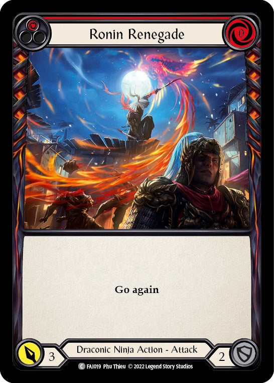 Ronin Renegade (Red) [FAI019] (Uprising Fai Blitz Deck) | Arkham Games and Comics