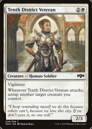 Tenth District Veteran [Ravnica Allegiance] | Arkham Games and Comics