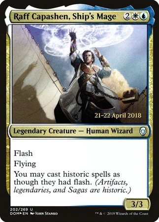 Raff Capashen, Ship's Mage [Dominaria Promos] | Arkham Games and Comics