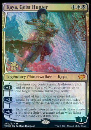 Kaya, Geist Hunter [Innistrad: Crimson Vow Prerelease Promos] | Arkham Games and Comics