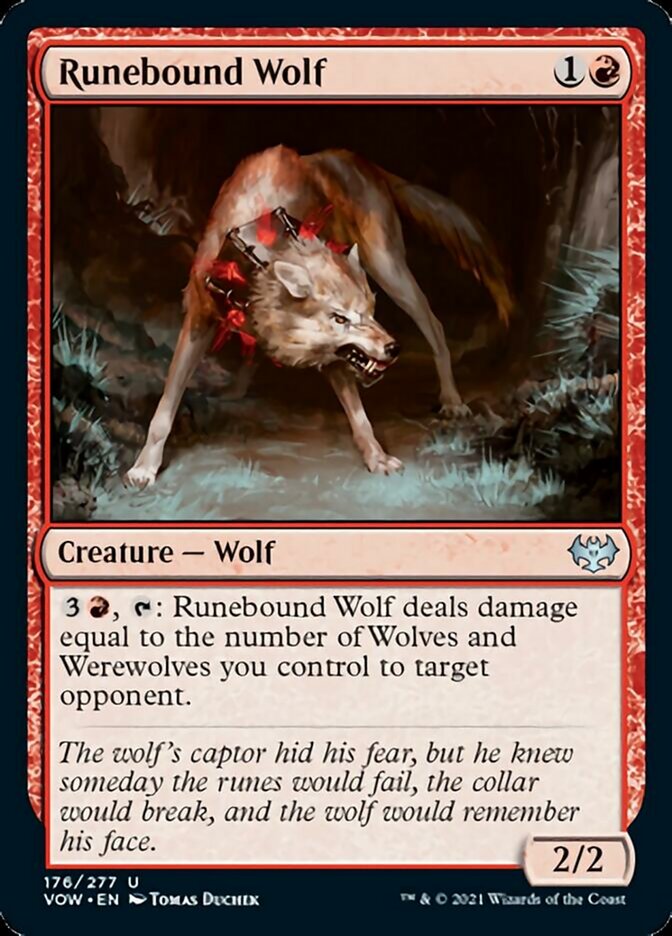 Runebound Wolf [Innistrad: Crimson Vow] | Arkham Games and Comics