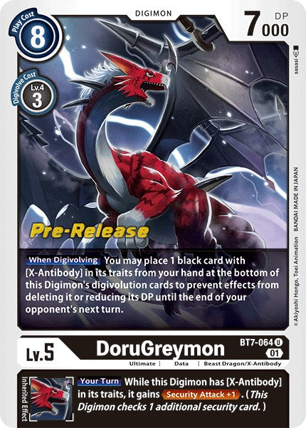 DoruGreymon [BT7-064] [Next Adventure Pre-Release Cards] | Arkham Games and Comics