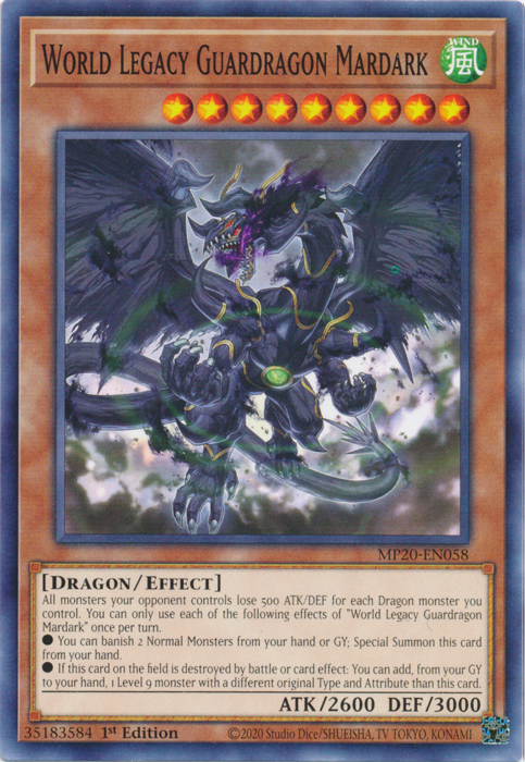 World Legacy Guardragon Mardark [MP20-EN058] Common | Arkham Games and Comics