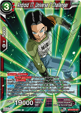 Android 17, Universe 7 Challenger (BT14-012) [Cross Spirits] | Arkham Games and Comics