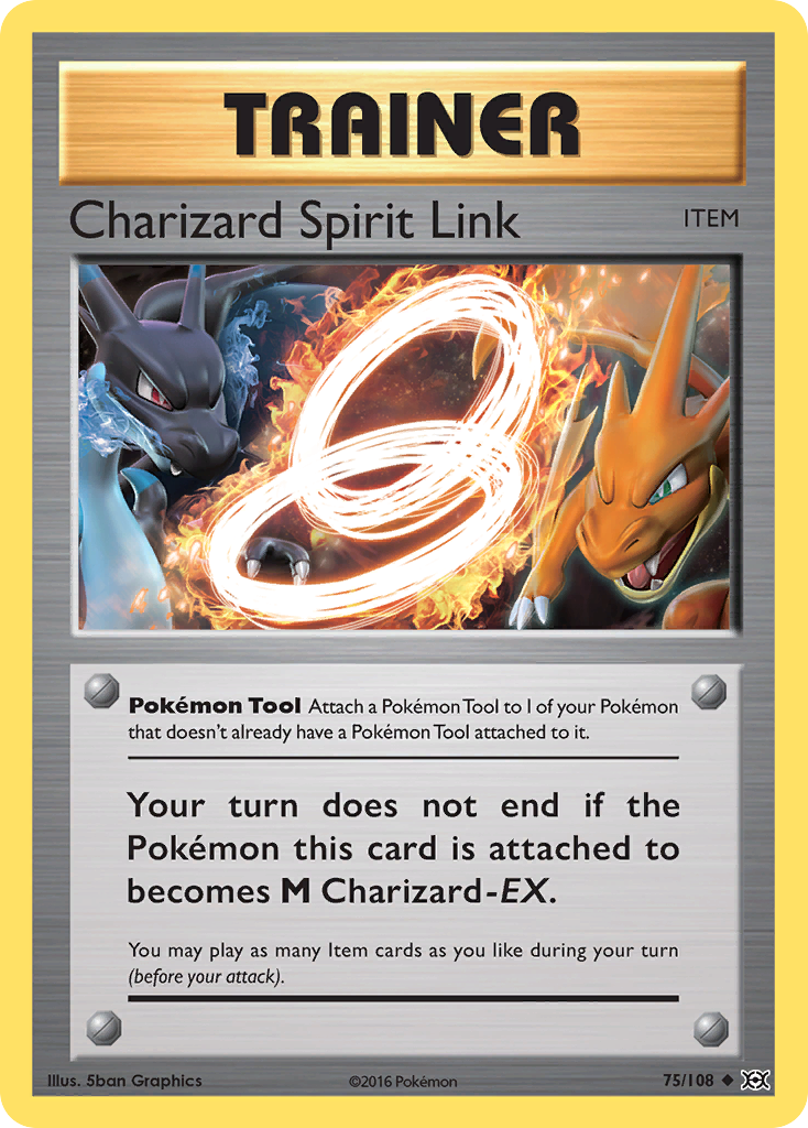 Charizard Spirit Link (75/108) [XY: Evolutions] | Arkham Games and Comics