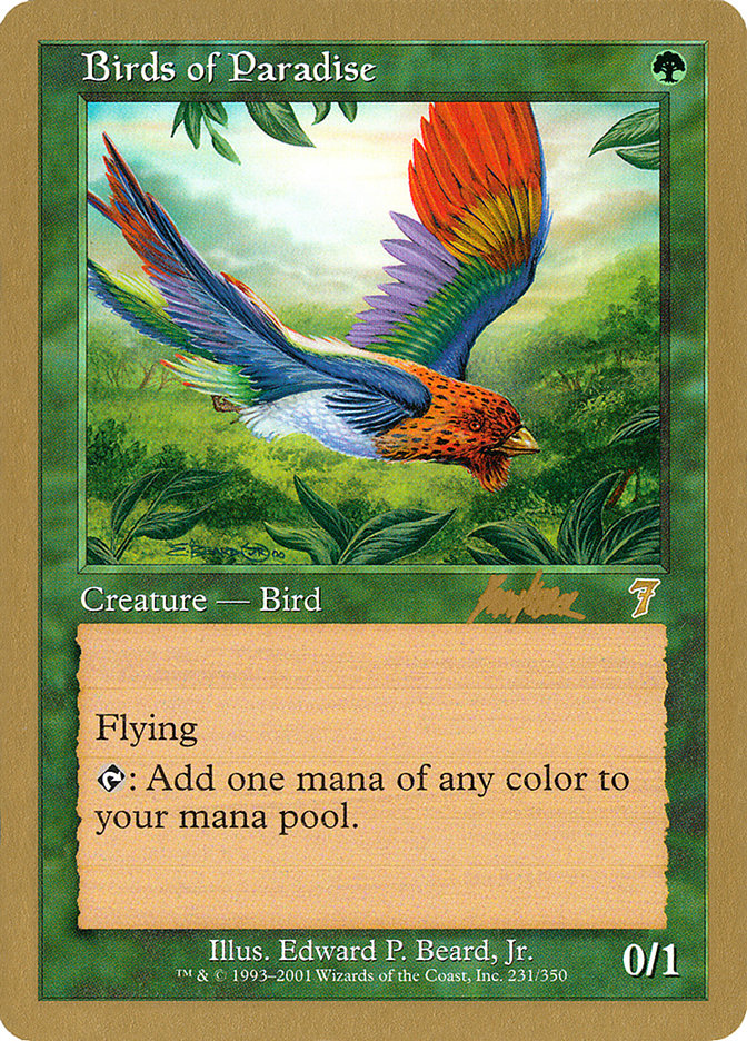 Birds of Paradise (Brian Kibler) [World Championship Decks 2002] | Arkham Games and Comics