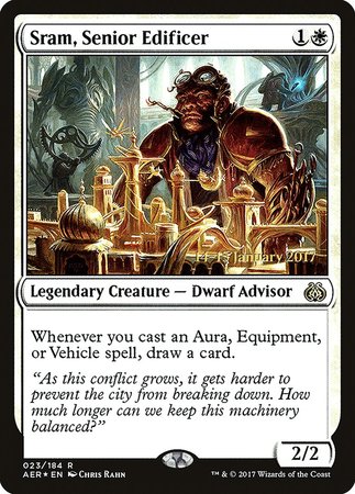 Sram, Senior Edificer [Aether Revolt Promos] | Arkham Games and Comics