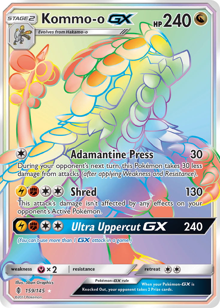 Kommo-o GX (159/145) [Sun & Moon: Guardians Rising] | Arkham Games and Comics