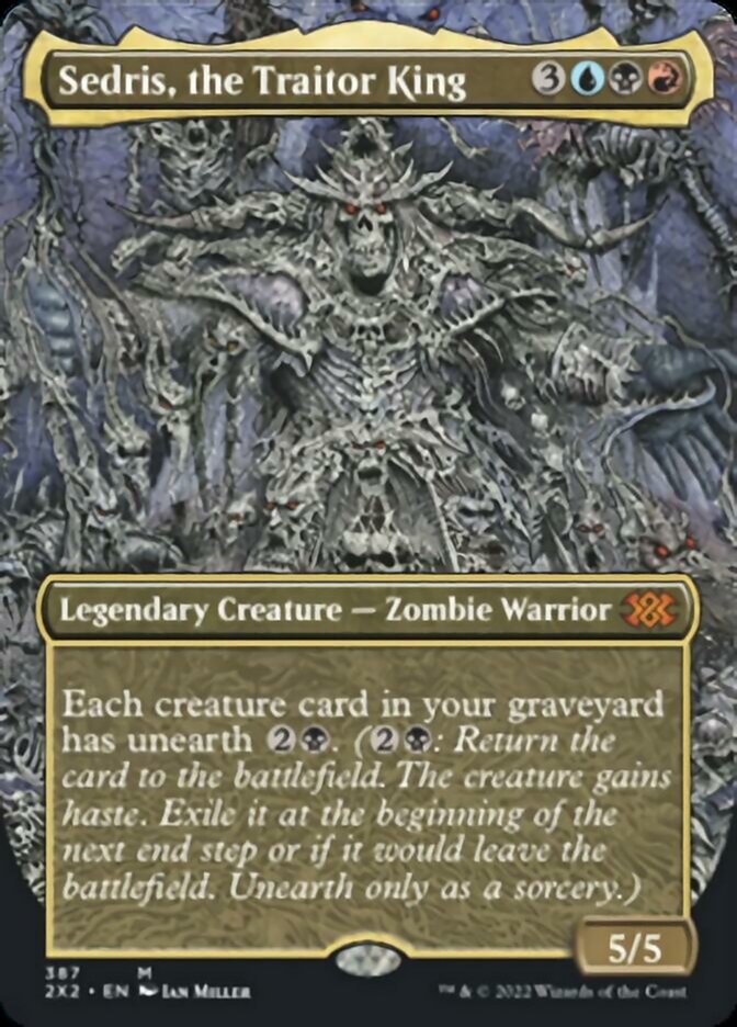 Sedris, the Traitor King (Borderless Alternate Art) [Double Masters 2022] | Arkham Games and Comics