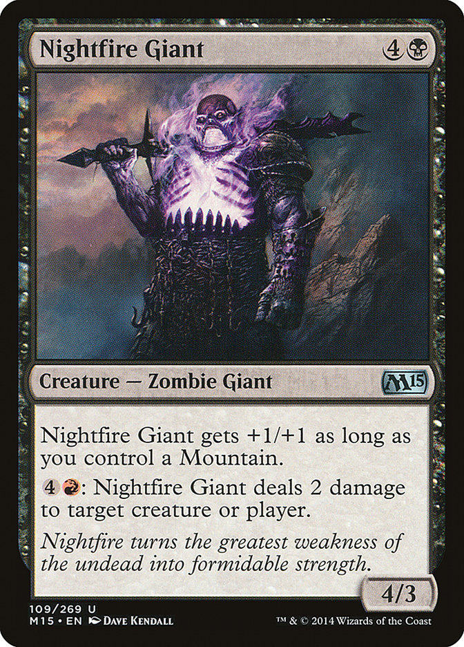 Nightfire Giant [Magic 2015] | Arkham Games and Comics