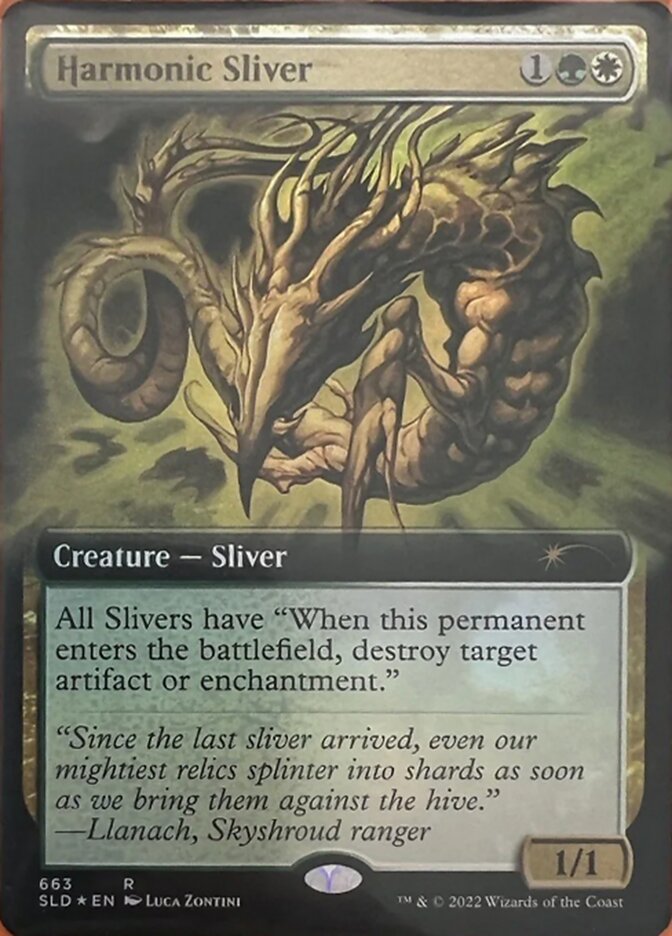 Harmonic Sliver (Extended Art) [Secret Lair Drop Promos] | Arkham Games and Comics