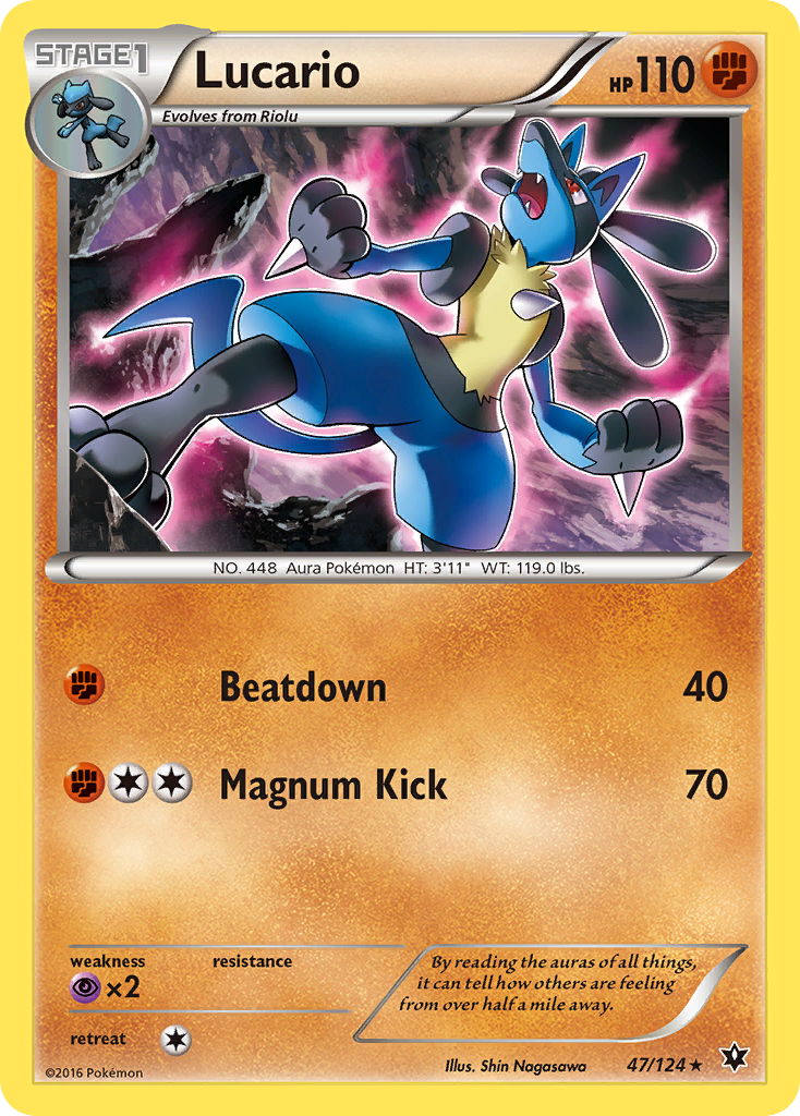 Lucario (47/124) [XY: Fates Collide] | Arkham Games and Comics