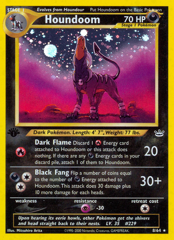 Houndoom (8/64) [Neo Revelation 1st Edition] | Arkham Games and Comics