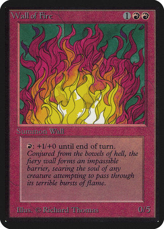 Wall of Fire [Limited Edition Alpha] | Arkham Games and Comics
