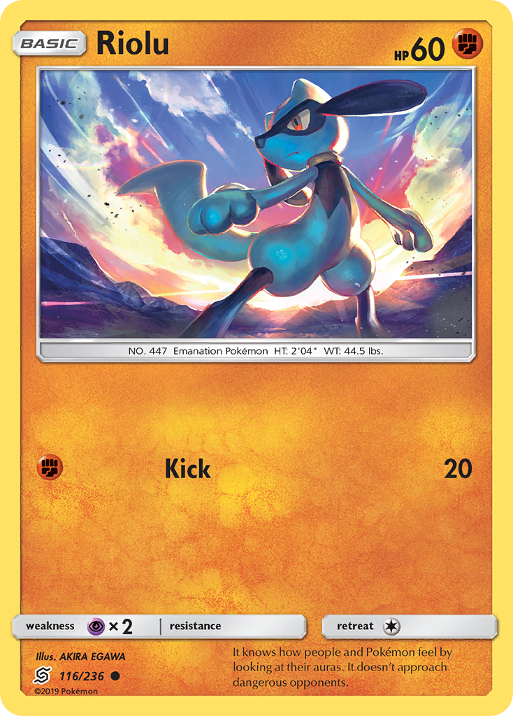 Riolu (116/236) [Sun & Moon: Unified Minds] | Arkham Games and Comics