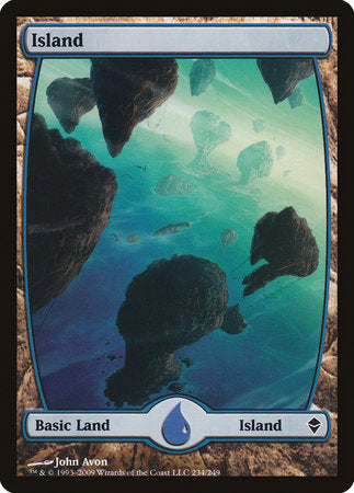 Island (234) - Full Art [Zendikar] | Arkham Games and Comics