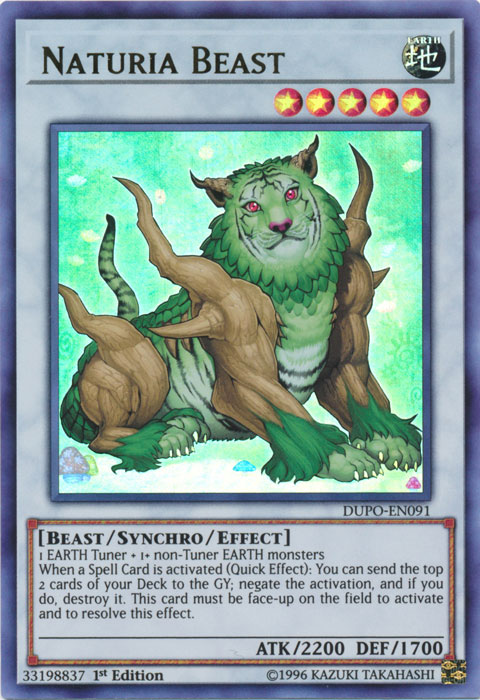 Naturia Beast [DUPO-EN091] Ultra Rare | Arkham Games and Comics