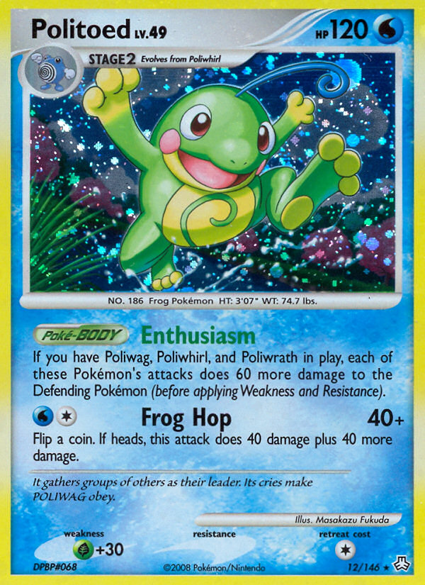 Politoed (12/146) [Diamond & Pearl: Legends Awakened] | Arkham Games and Comics