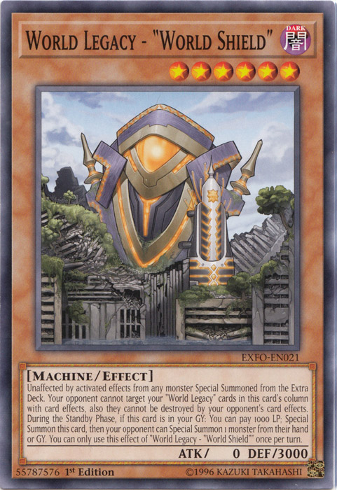 World Legacy - "World Shield" [EXFO-EN021] Common | Arkham Games and Comics