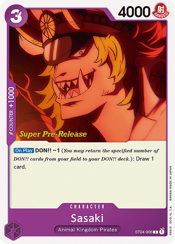 Sasaki [Super Pre-Release Starter Deck: Animal Kingdom Pirates] | Arkham Games and Comics