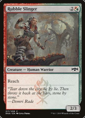 Rubble Slinger [Ravnica Allegiance] | Arkham Games and Comics