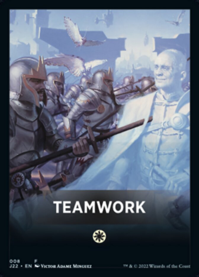 Teamwork Theme Card [Jumpstart 2022 Front Cards] | Arkham Games and Comics