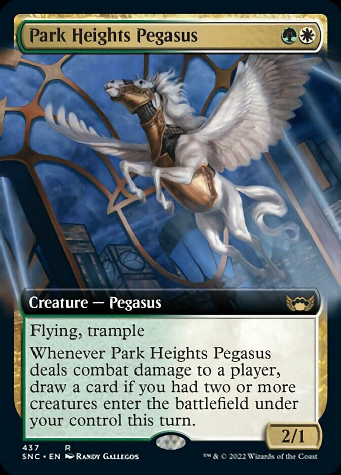 Park Heights Pegasus (Extended Art) [Streets of New Capenna] | Arkham Games and Comics